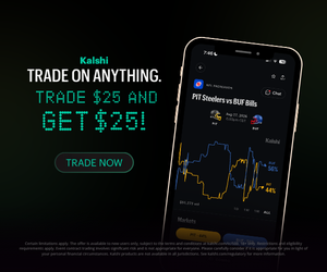 Kalshi — trade $25 and get $25 with promo code NYPREDICTS